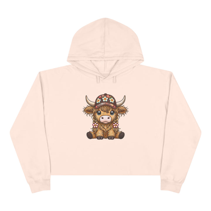 Summer Cow - Crop Hoodie