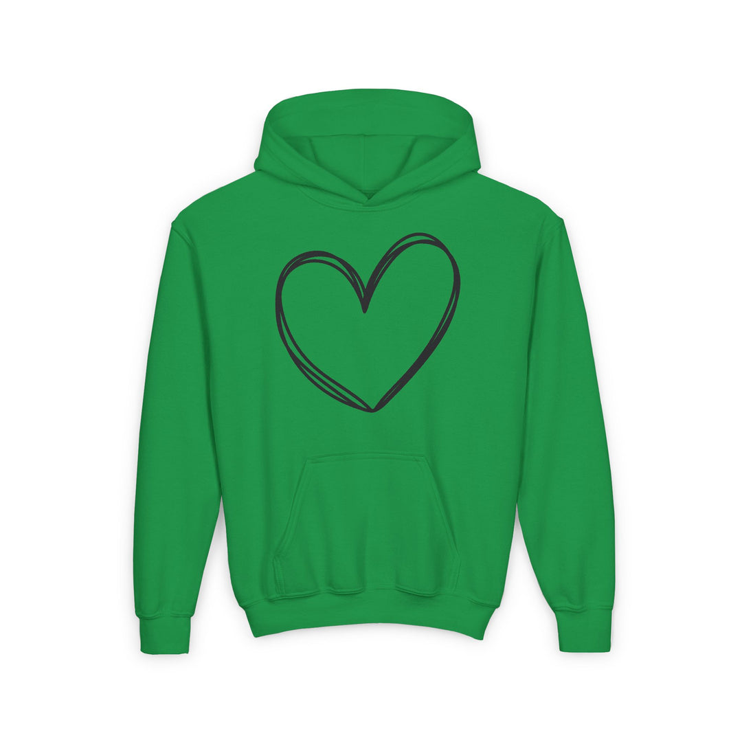 Heart - Youth Heavy Blend Hooded Sweatshirt
