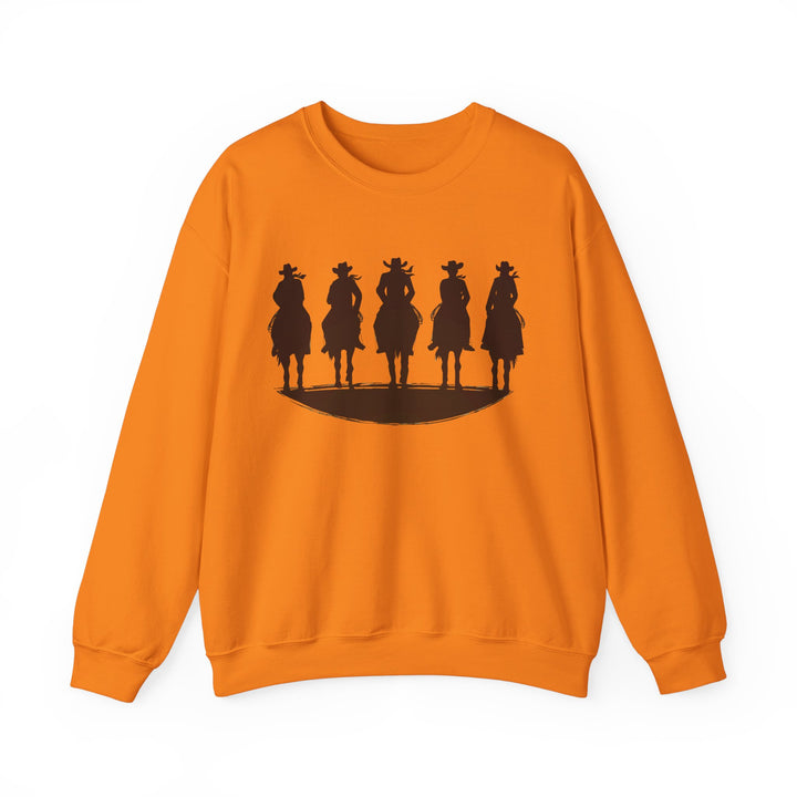 Cowboy Silhouette - Unisex Heavy Blend™ Crewneck Sweatshirt