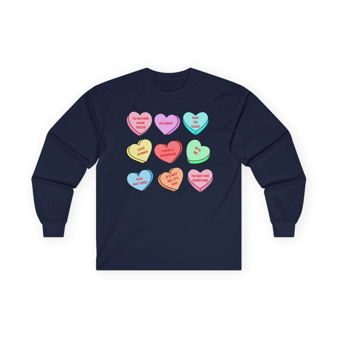 Conversation Hearts - Unisex Ultra Cotton Long Sleeve Tee