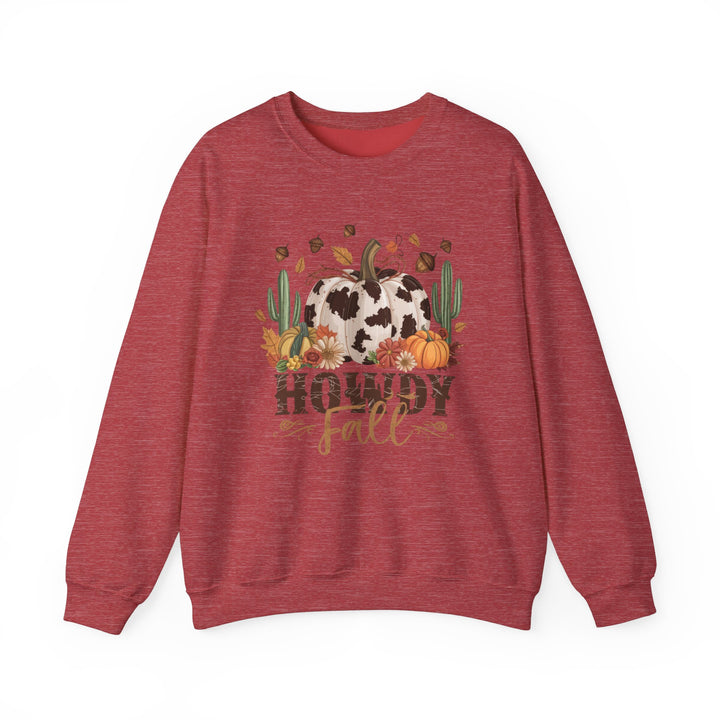 Howdy Fall - Unisex Heavy Blend™ Crewneck Sweatshirt