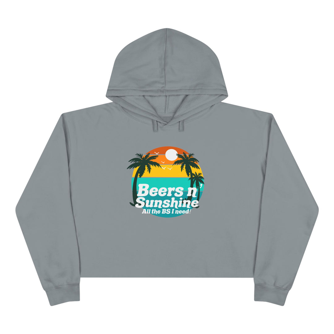 Beers N Sunshine - Crop Hoodie