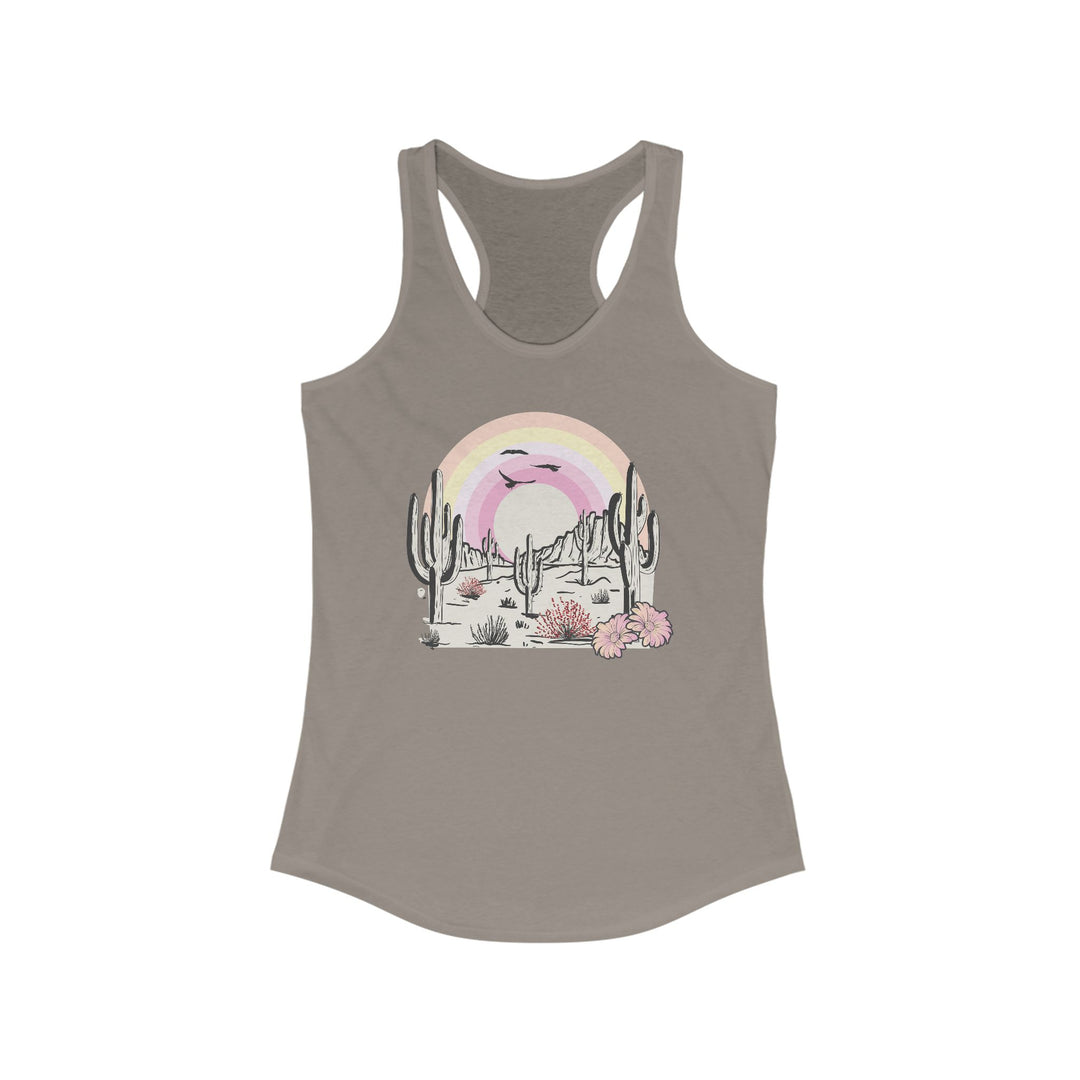 Desert Rainbow - Women's Ideal Racerback Tank