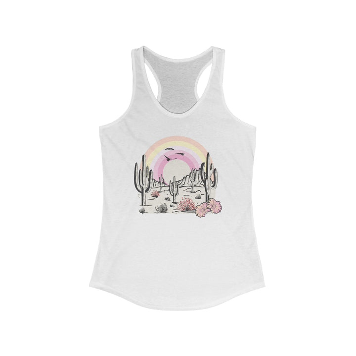 Desert Rainbow - Women's Ideal Racerback Tank