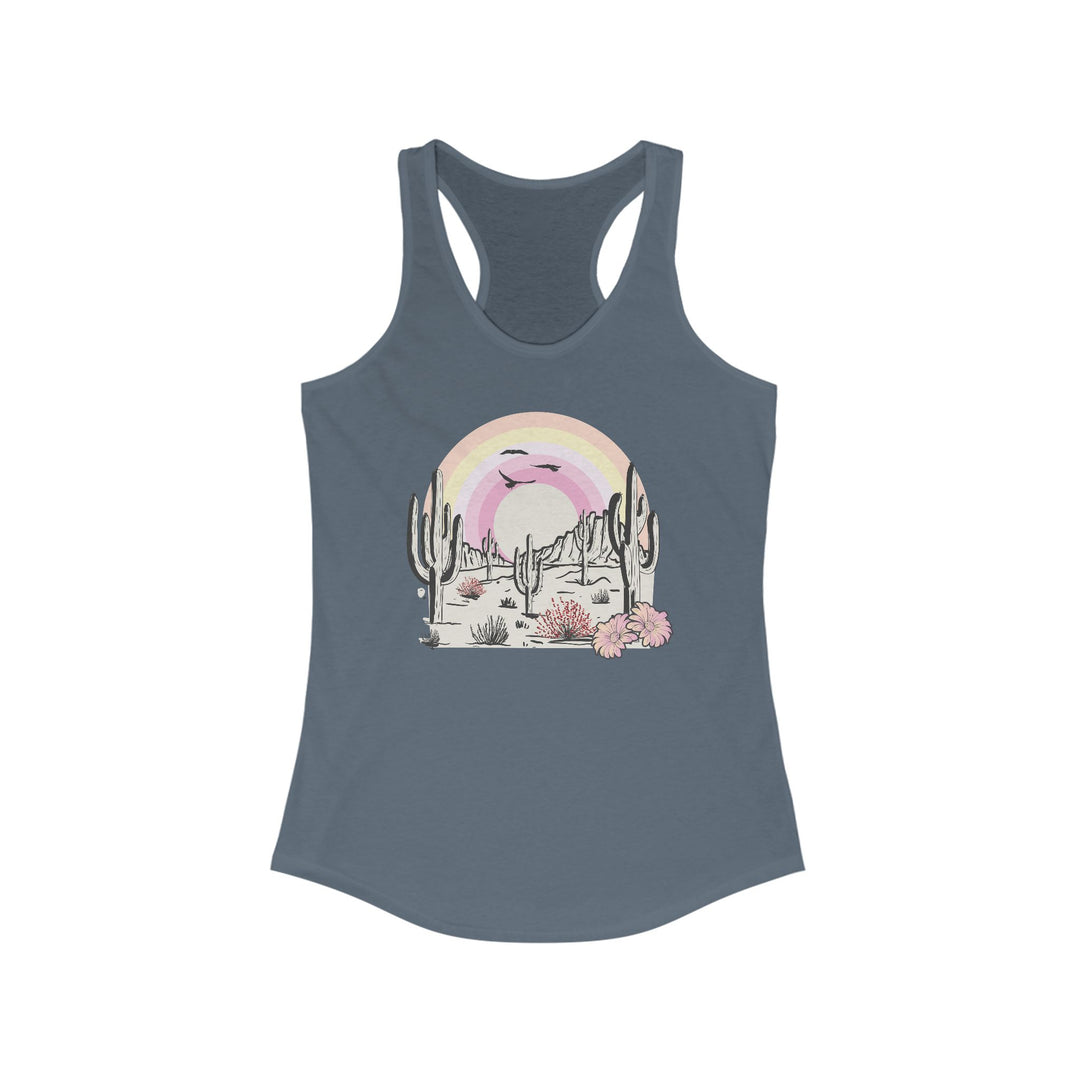 Desert Rainbow - Women's Ideal Racerback Tank