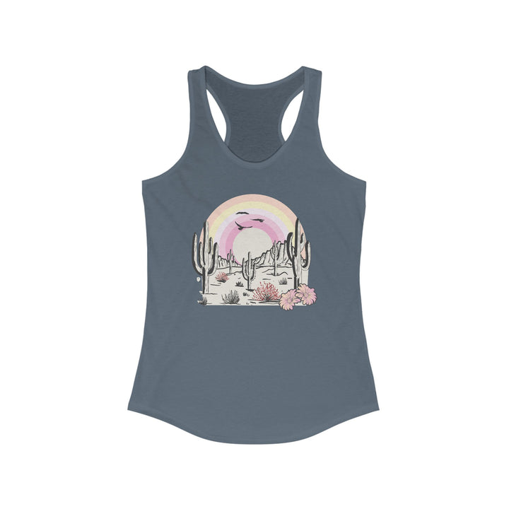 Desert Rainbow - Women's Ideal Racerback Tank