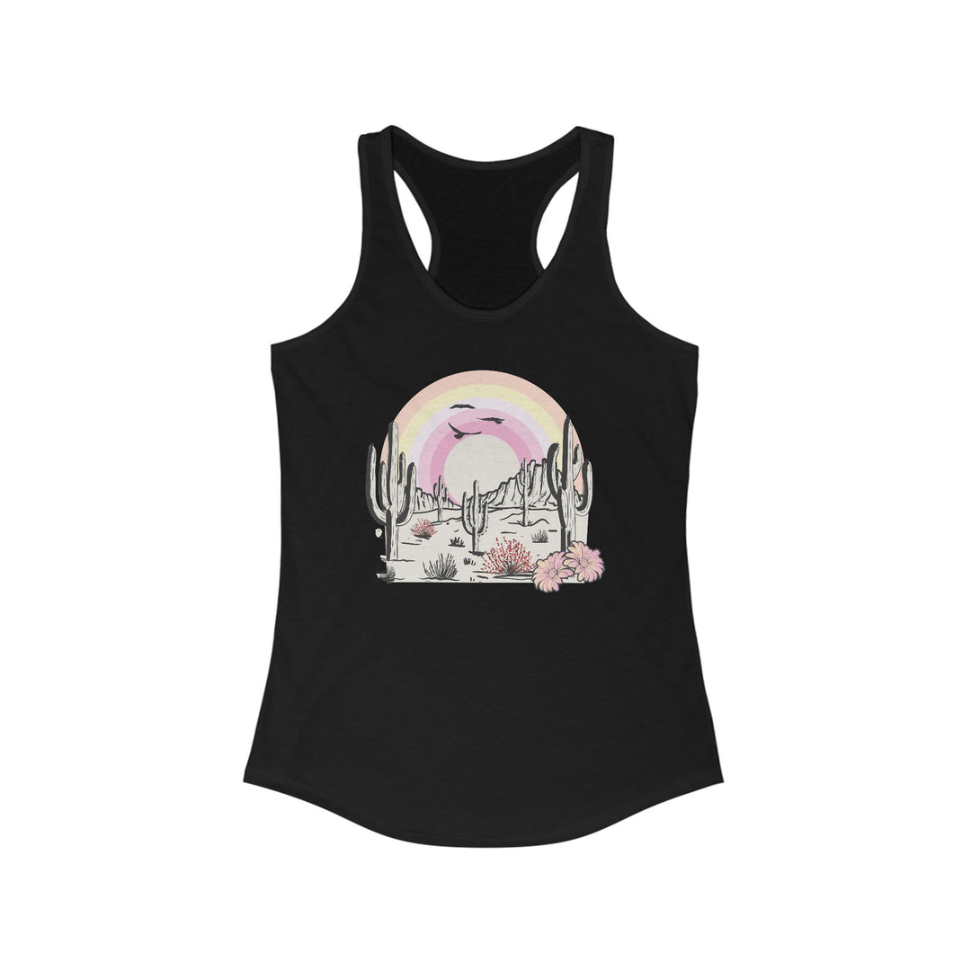 Desert Rainbow - Women's Ideal Racerback Tank