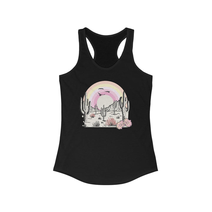 Desert Rainbow - Women's Ideal Racerback Tank