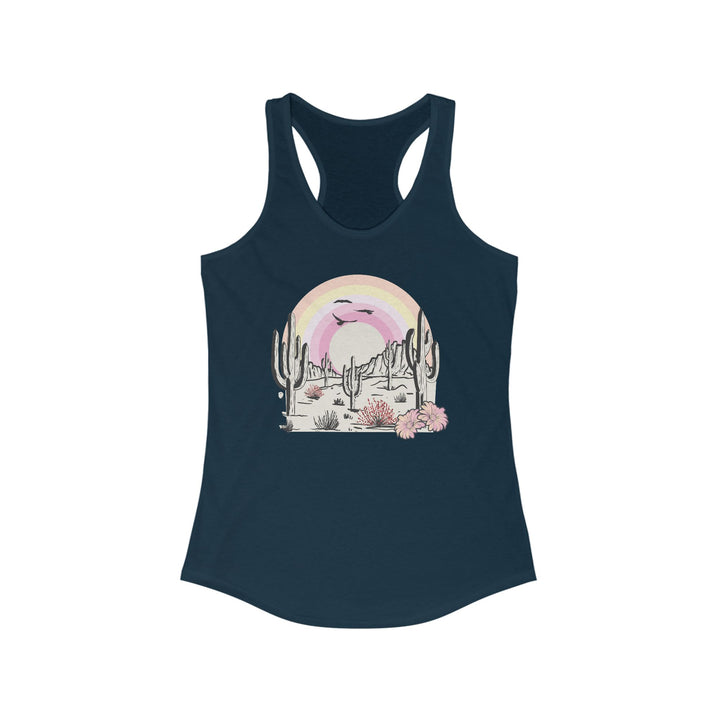 Desert Rainbow - Women's Ideal Racerback Tank