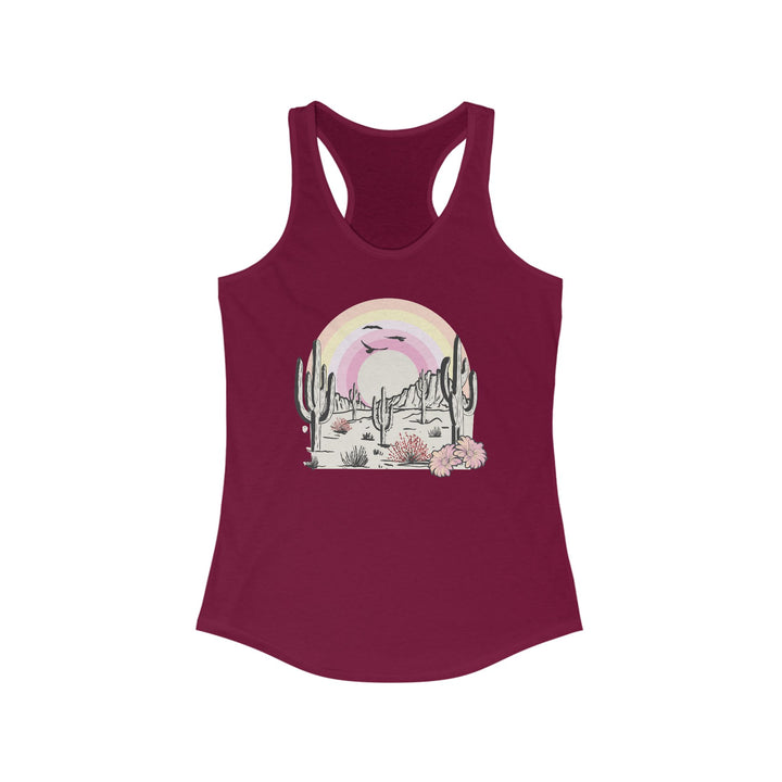 Desert Rainbow - Women's Ideal Racerback Tank