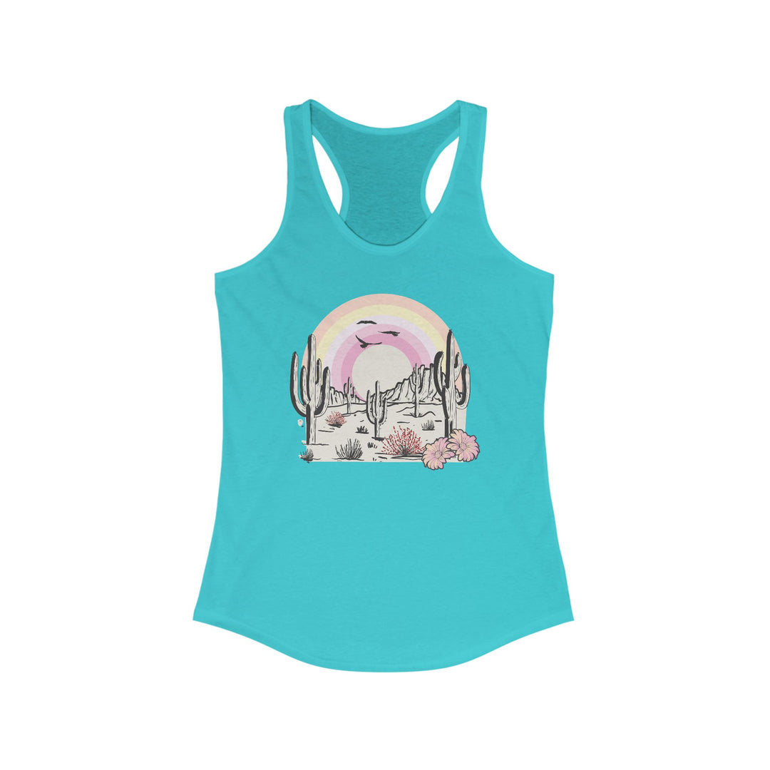 Desert Rainbow - Women's Ideal Racerback Tank