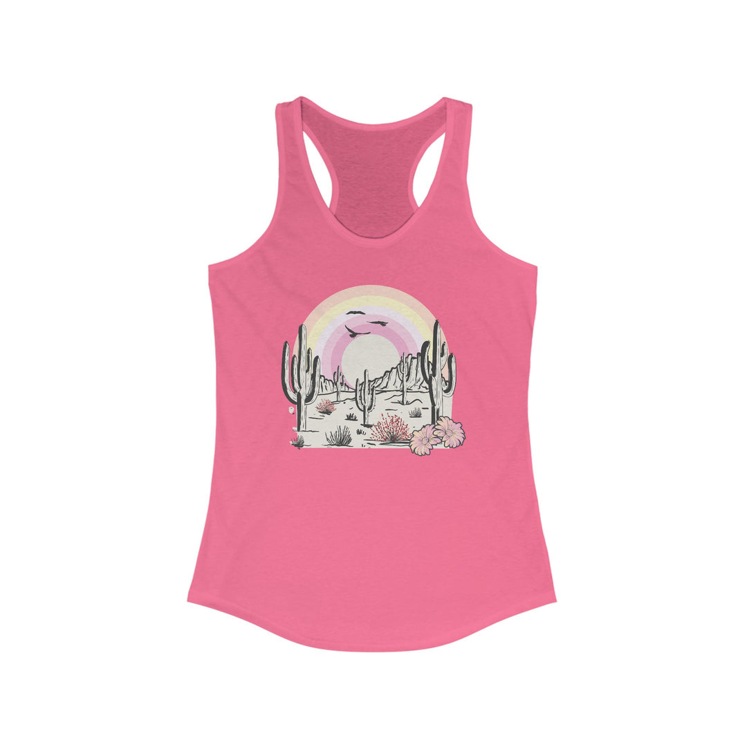 Desert Rainbow - Women's Ideal Racerback Tank
