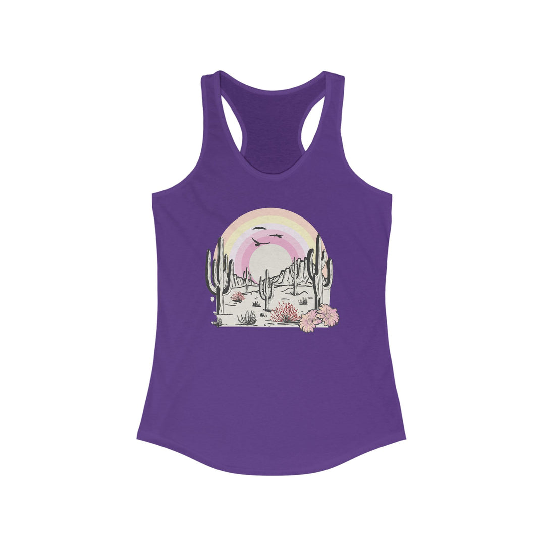 Desert Rainbow - Women's Ideal Racerback Tank