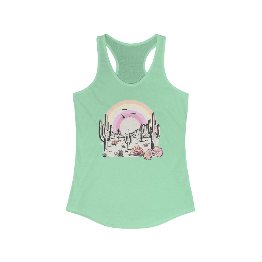 Desert Rainbow - Women's Ideal Racerback Tank