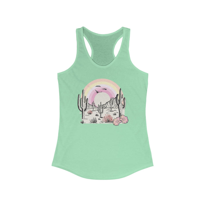Desert Rainbow - Women's Ideal Racerback Tank