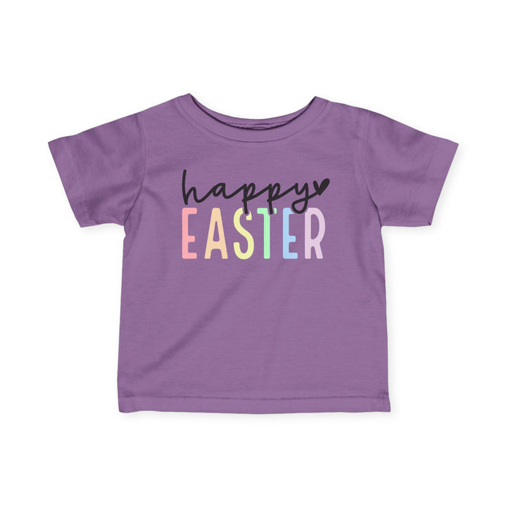 Pastel Happy Easter - Infant Fine Jersey Tee