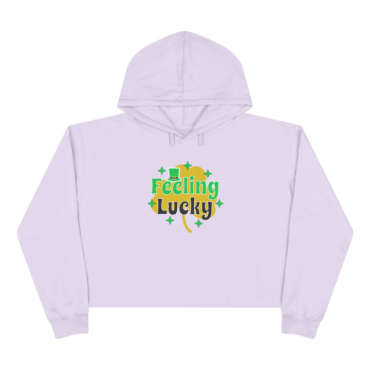 Feeling Lucky - Crop Hoodie