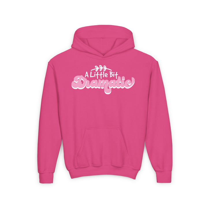 Little Bit Dramatic - Youth Heavy Blend Hooded Sweatshirt