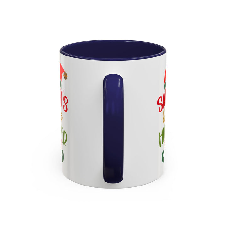 Santa's Little Helper - Accent Coffee Mug (11, 15oz)
