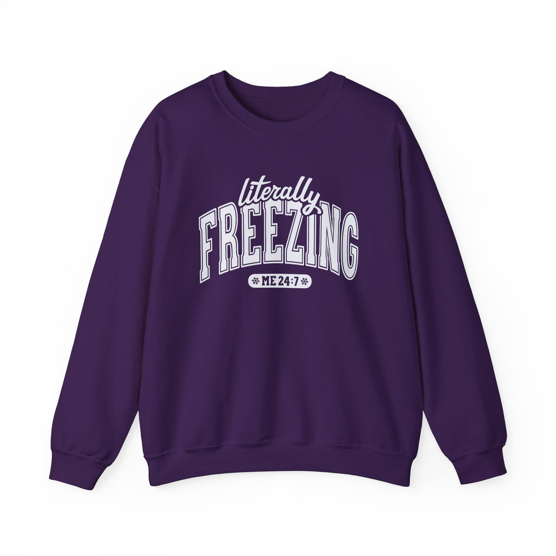 Literally Freezing - Unisex Heavy Blend™ Crewneck Sweatshirt