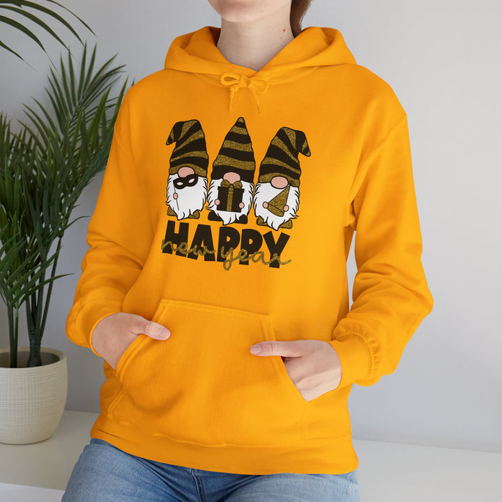 Happy New Year Gnomes - Unisex Heavy Blend™ Hooded Sweatshirt