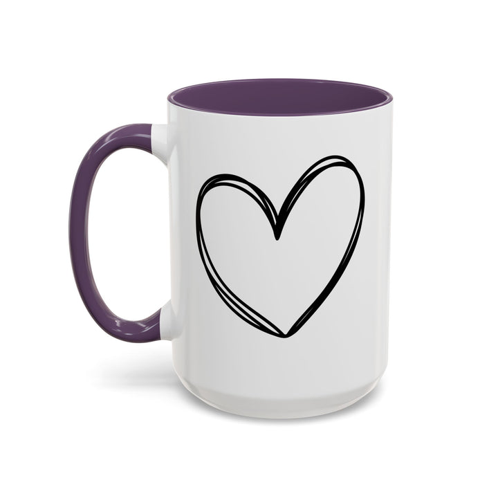 Heart - Accent Coffee Mug (11, 15oz)