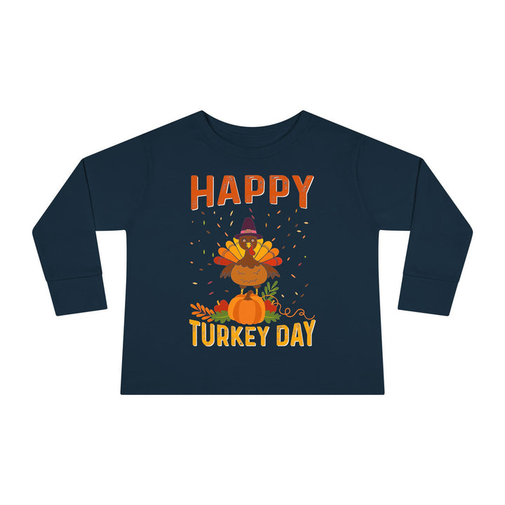 Happy Turkey Day - Toddler Long Sleeve Tee