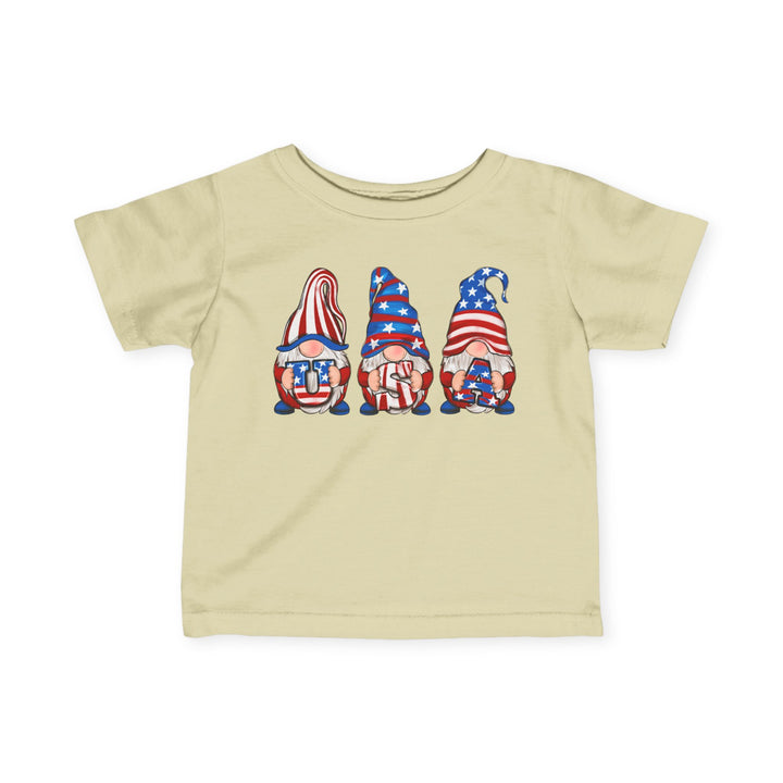 4th Of July Gnomes - Infant Fine Jersey Tee