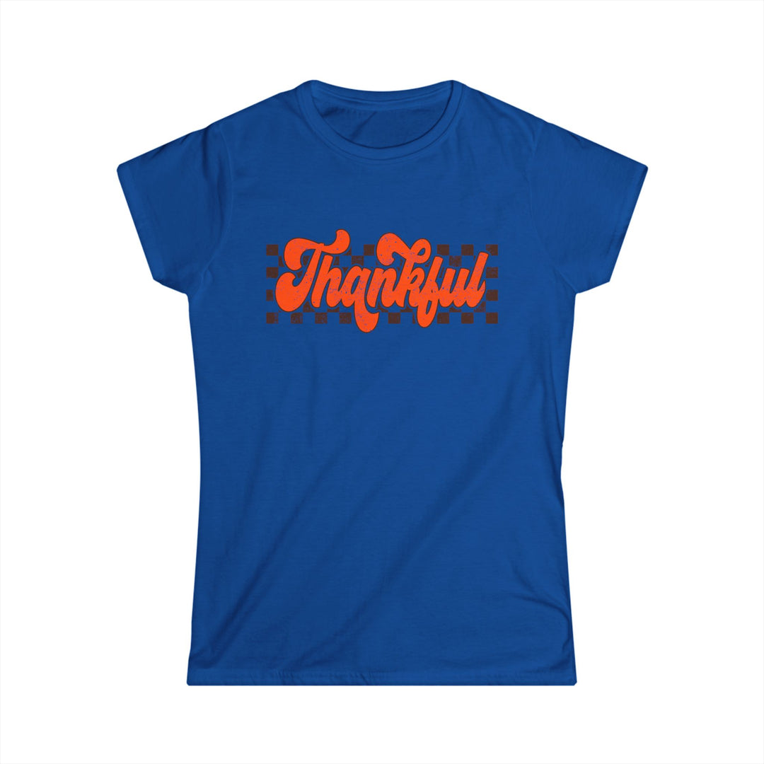 Retro Thankful - Women's Softstyle Tee
