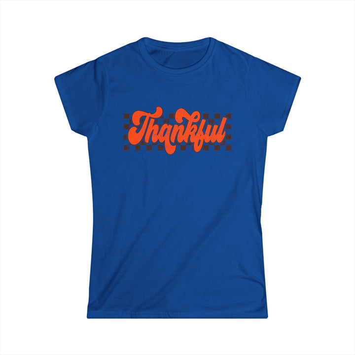 Retro Thankful - Women's Softstyle Tee