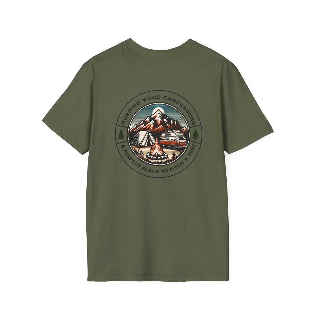 Morning Wood Campground - Unisex Softstyle T-Shirt
