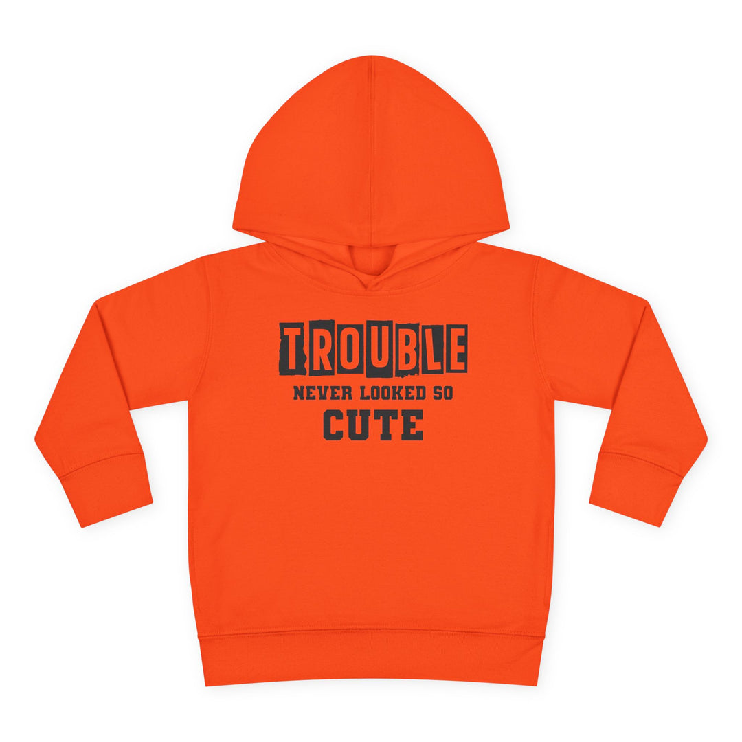 Trouble Never Looked So Cute - Toddler Pullover Fleece Hoodie