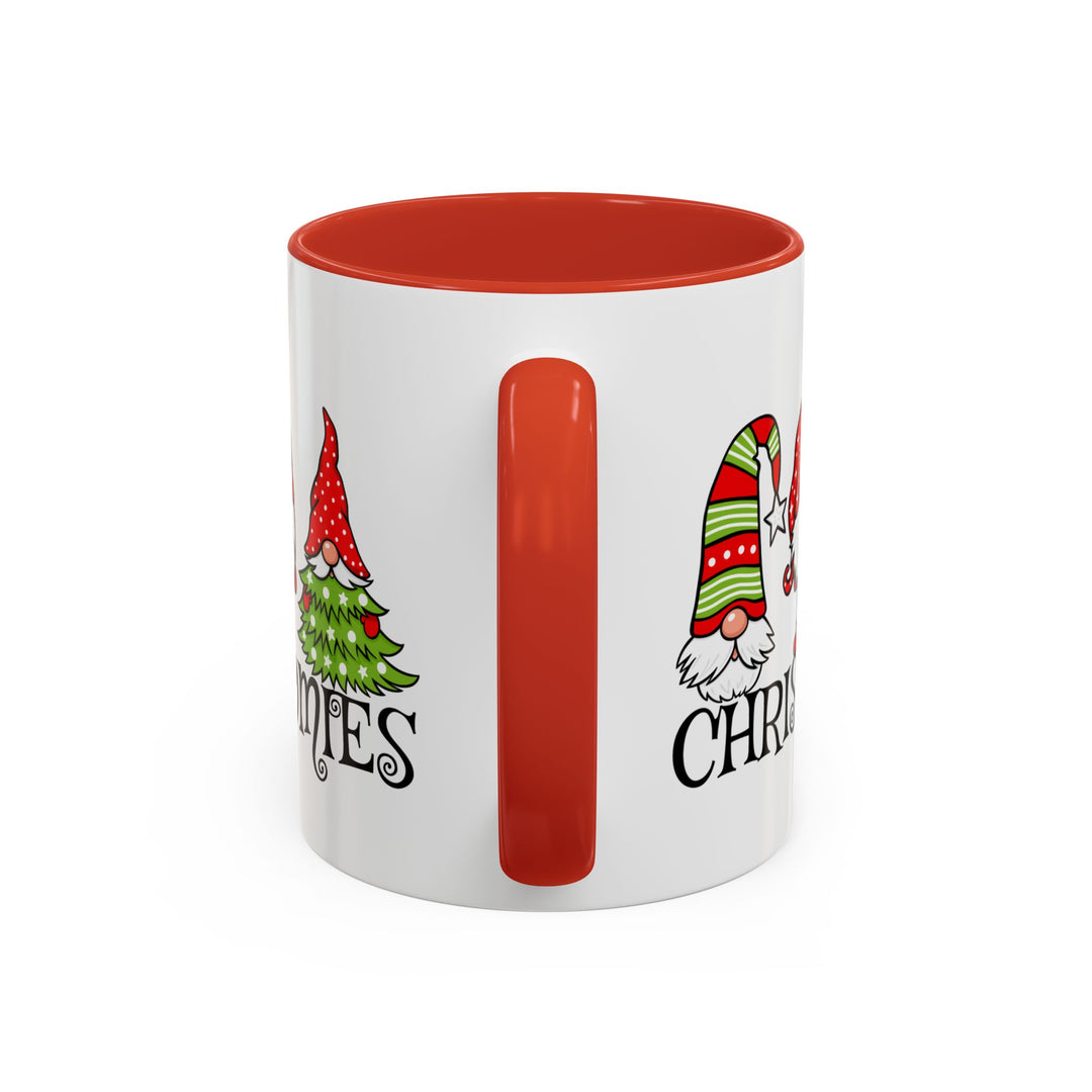 Christmas With My Gnomies - Accent Coffee Mug (11, 15oz)