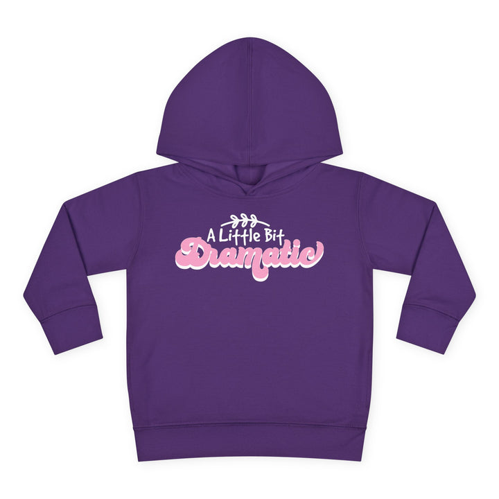 Little Bit Dramatic - Toddler Pullover Fleece Hoodie