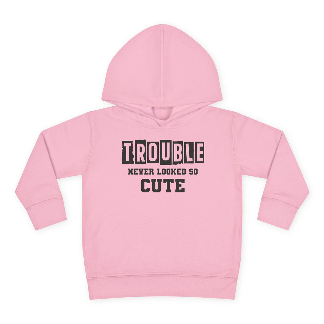 Trouble Never Looked So Cute - Toddler Pullover Fleece Hoodie