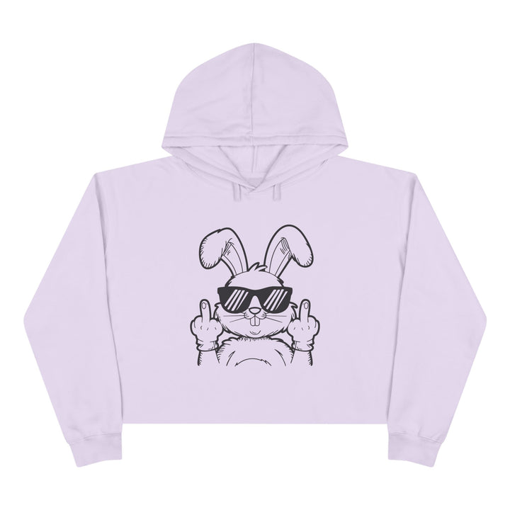 Middle Finger - Crop Hoodie