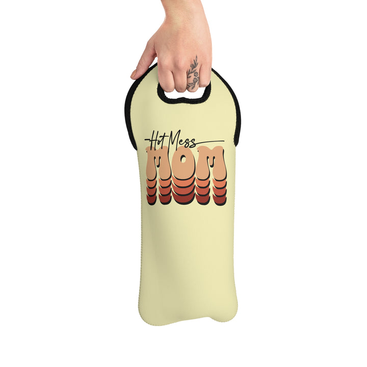 Hot Mess Mom - Wine Tote Bag