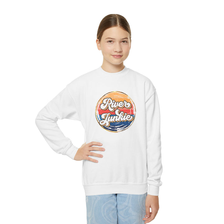 River Junkie - Youth Crewneck Sweatshirt
