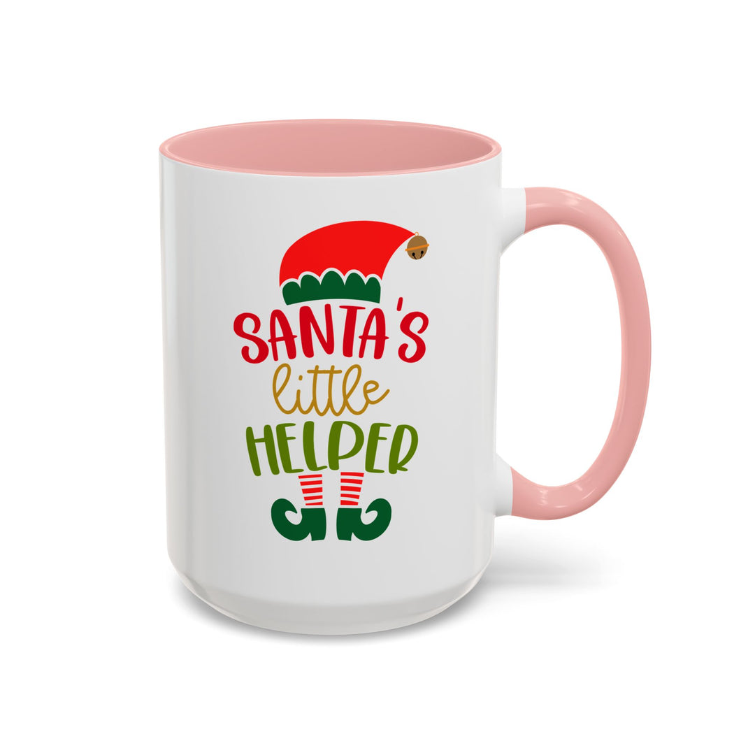 Santa's Little Helper - Accent Coffee Mug (11, 15oz)