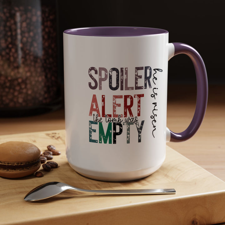 Spoiler Alert - Accent Coffee Mug (11, 15oz)