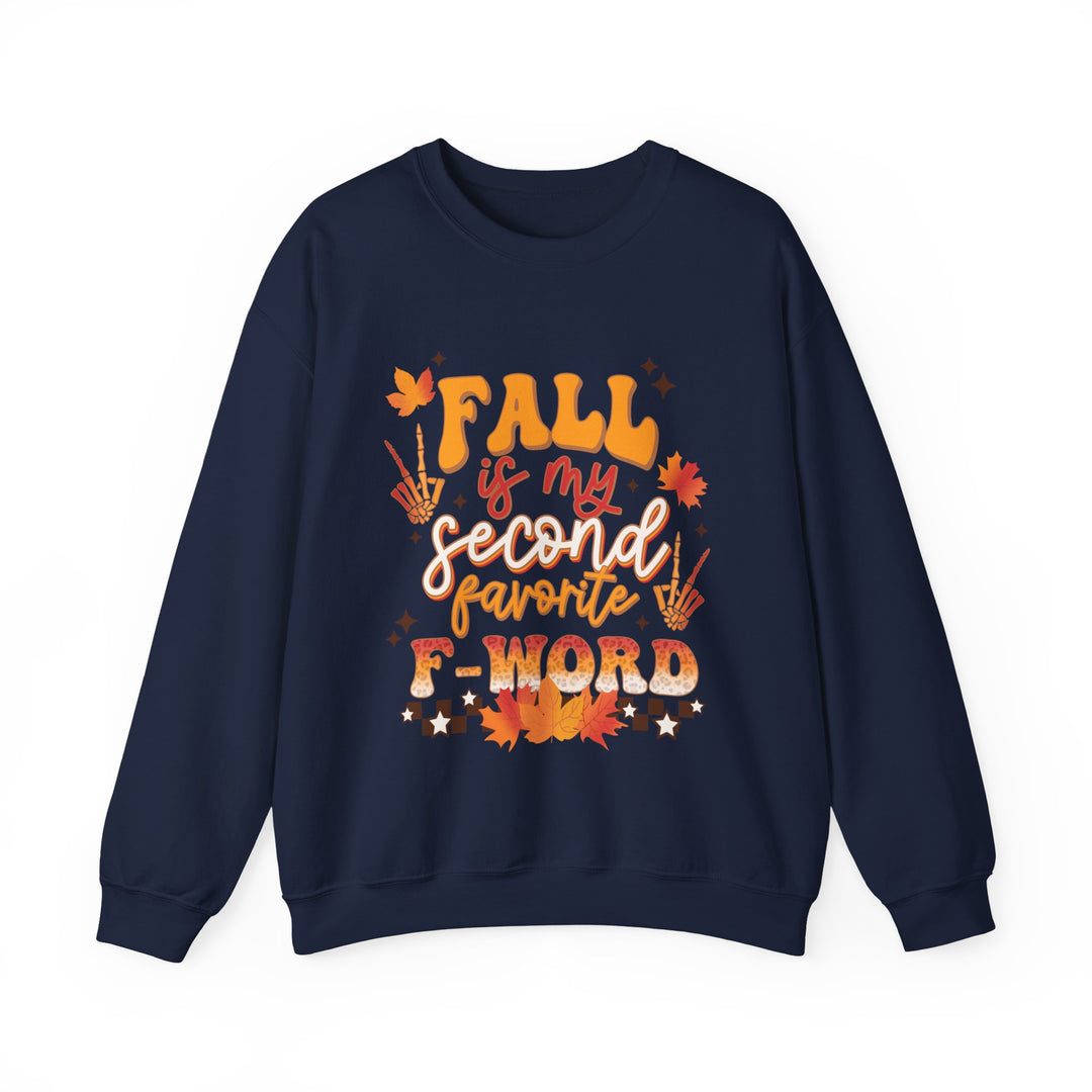 Fall Is My Second Favorite F Word - Unisex Heavy Blend™ Crewneck Sweatshirt