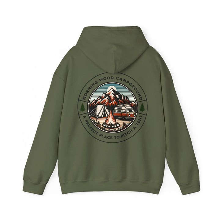 Morning Wood Campground - Unisex Heavy Blend™ Hooded Sweatshirt