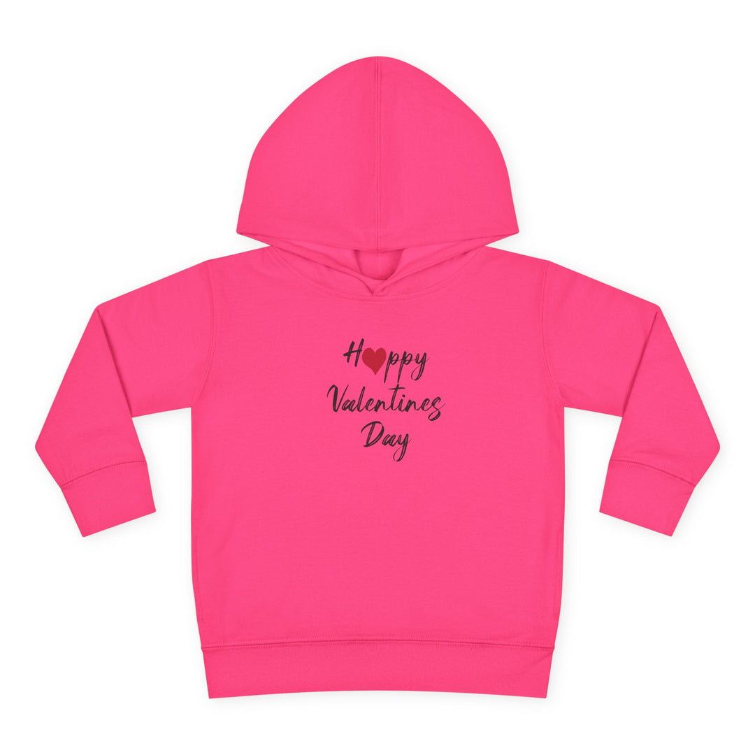 Happy Valentines Day - Toddler Pullover Fleece Hoodie