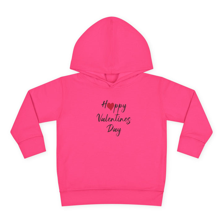 Happy Valentines Day - Toddler Pullover Fleece Hoodie