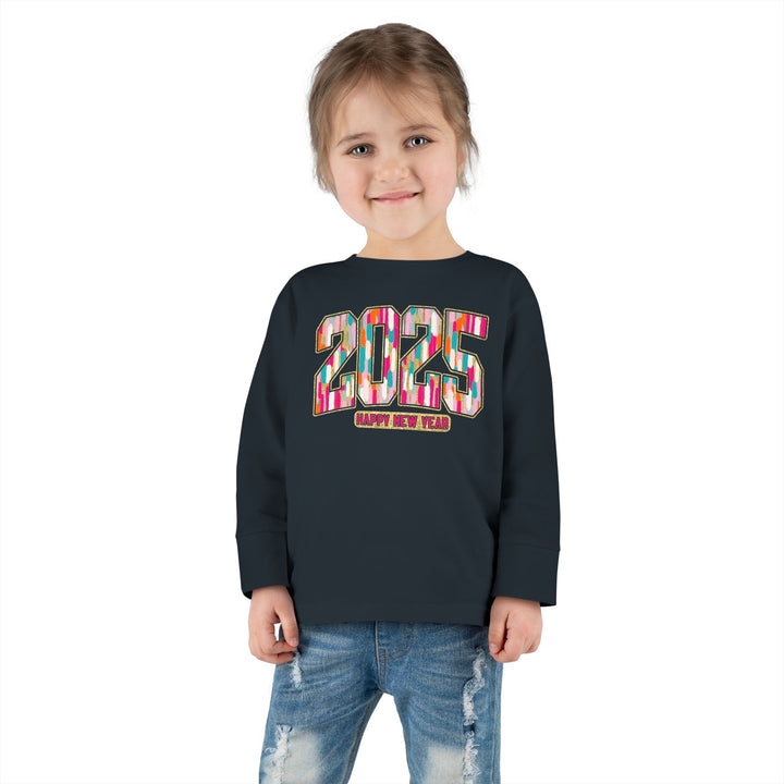 2025 Happy New Year - Toddler Long Sleeve Tee