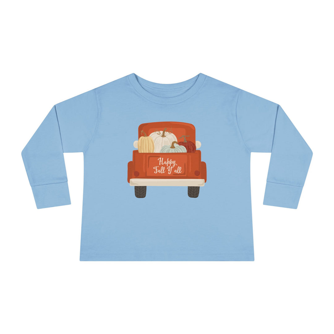 Happy Fall Y'All - Toddler Long Sleeve Tee
