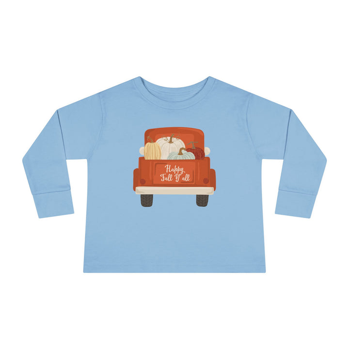 Happy Fall Y'All - Toddler Long Sleeve Tee