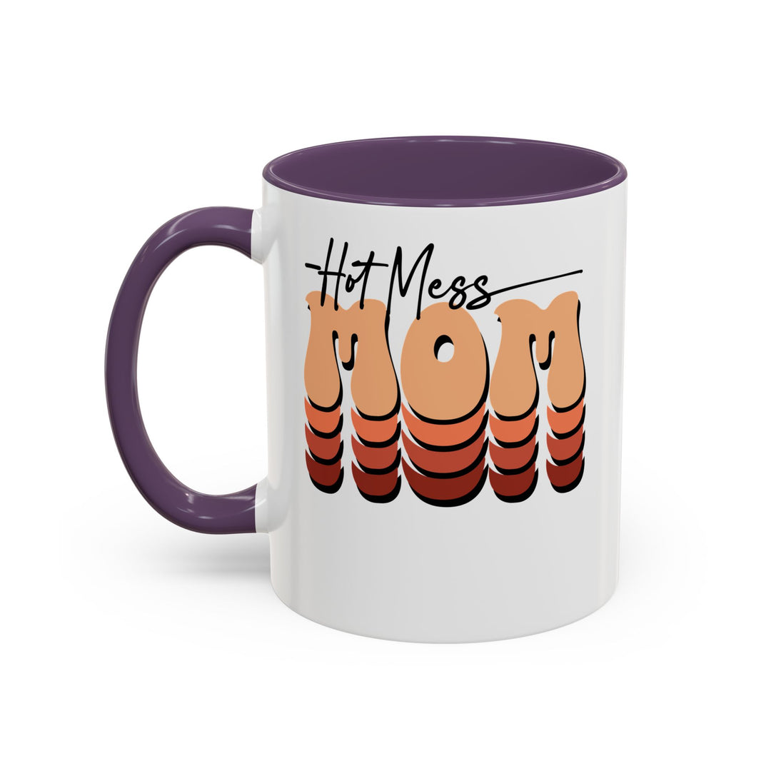 Hot Mess Mom - Accent Coffee Mug (11, 15oz)