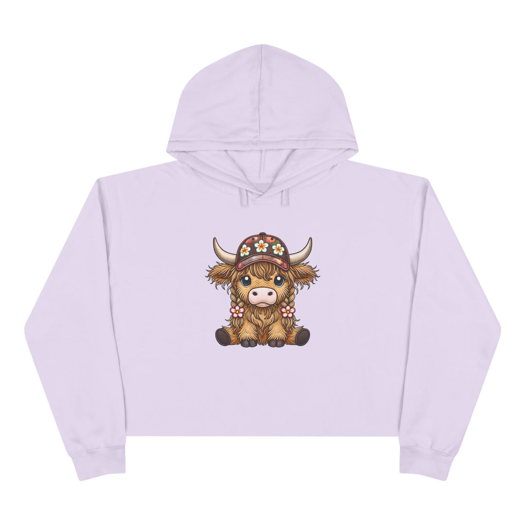 Summer Cow - Crop Hoodie