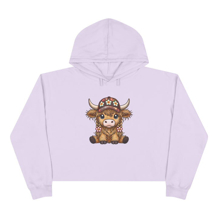 Summer Cow - Crop Hoodie